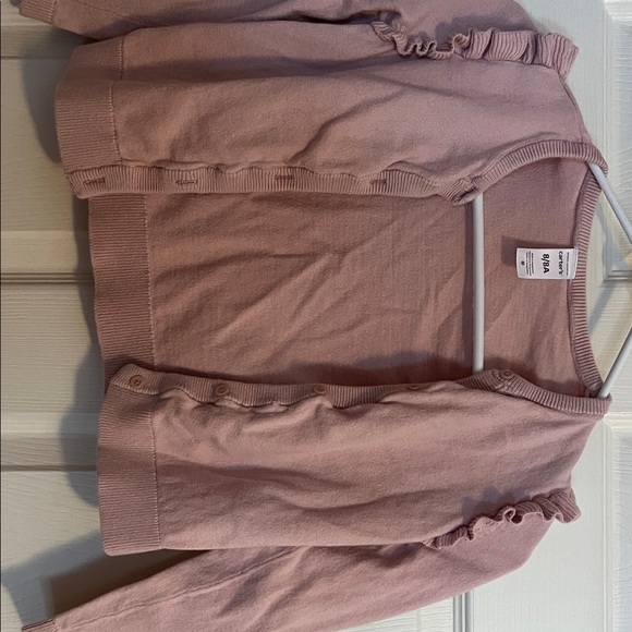 Carter's Blush Ruffle Sweater - Picture 2 of 5
